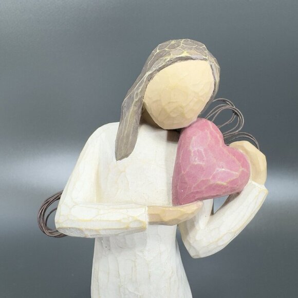 Willow Tree Demdaco Angel Of The Heart Susan Lordi 2000 Resin Figurine 8inch - Picture 2 of 12